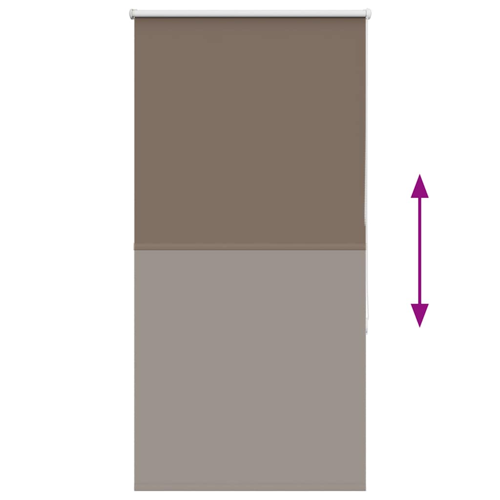 Rolo zavjesa za zamračivanje boje kave 70x175 cm Širina tkanine 65,7 cm Poliester