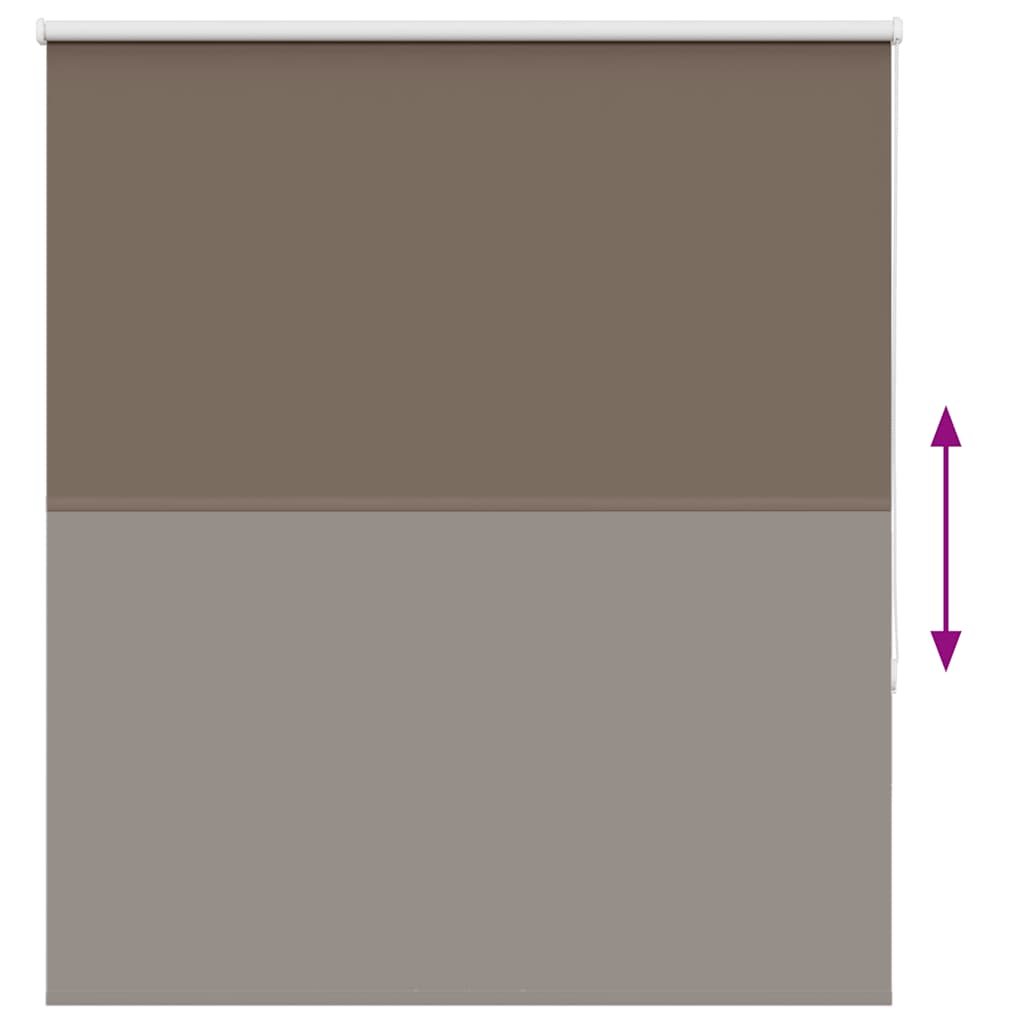 Rolo zavjesa za zamračivanje boje kave 135x175 cm Širina tkanine 131,6 cm Poliester