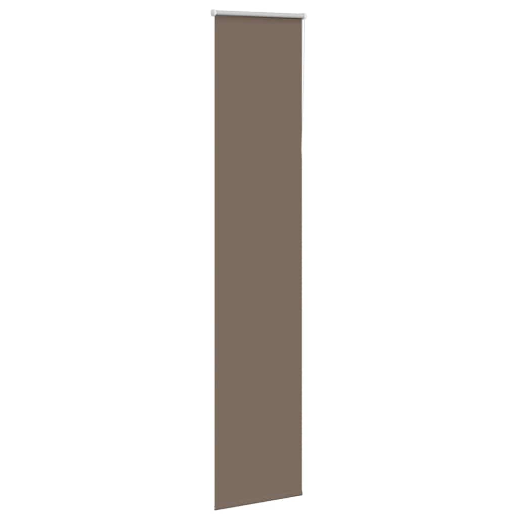 Rolo zavjesa za zamračivanje boje kave 60x210 cm Širina tkanine 55,7 cm Poliester