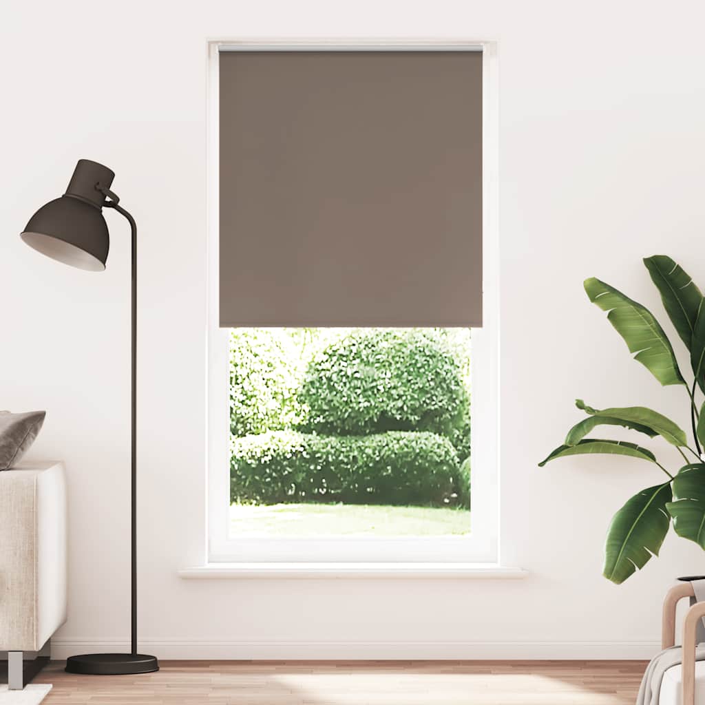 Rolo zavjesa za zamračivanje boje kave 95x210 cm Širina tkanine 90,7 cm Poliester