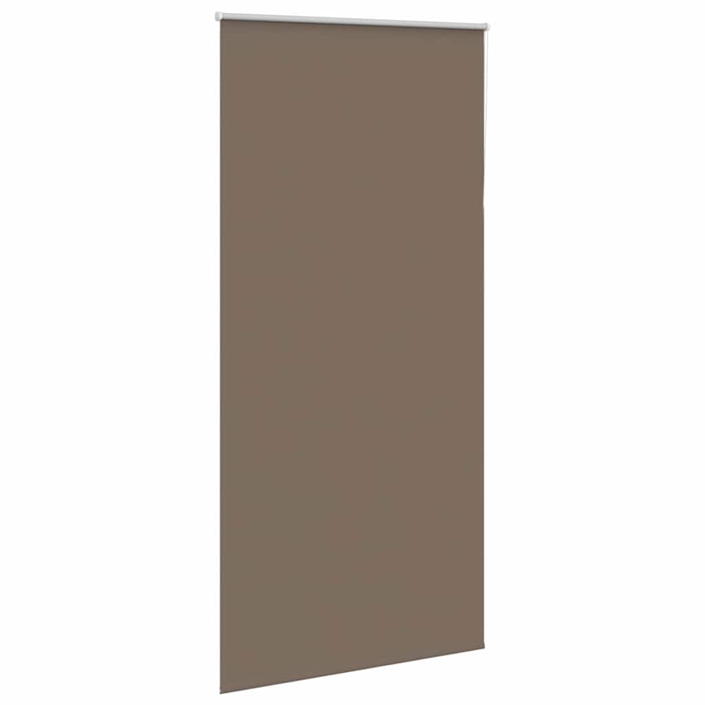 Rolo zavjesa za zamračivanje boje kave 105x210 cm Širina tkanine 100,7 cm Poliester