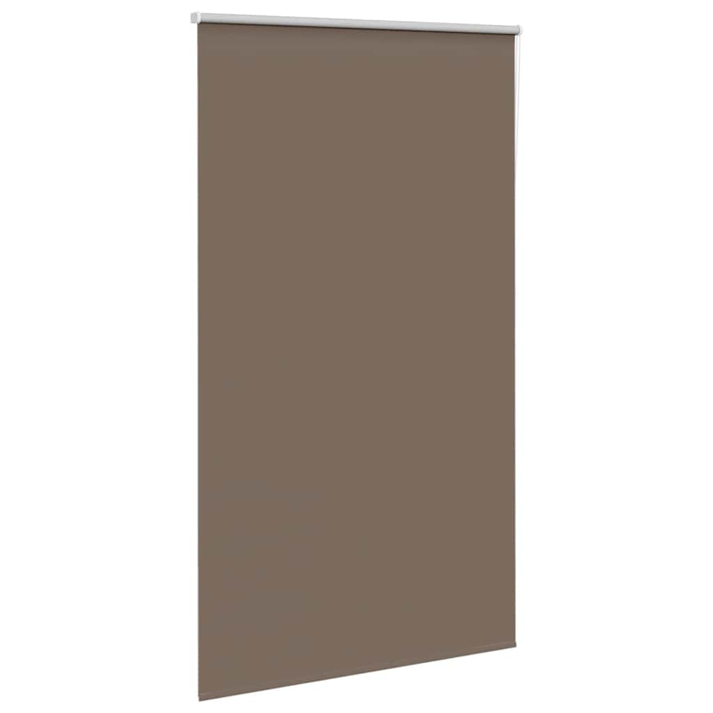 Rolo zavjesa za zamračivanje boje kave 130x210 cm Širina tkanine 126,6 cm Poliester
