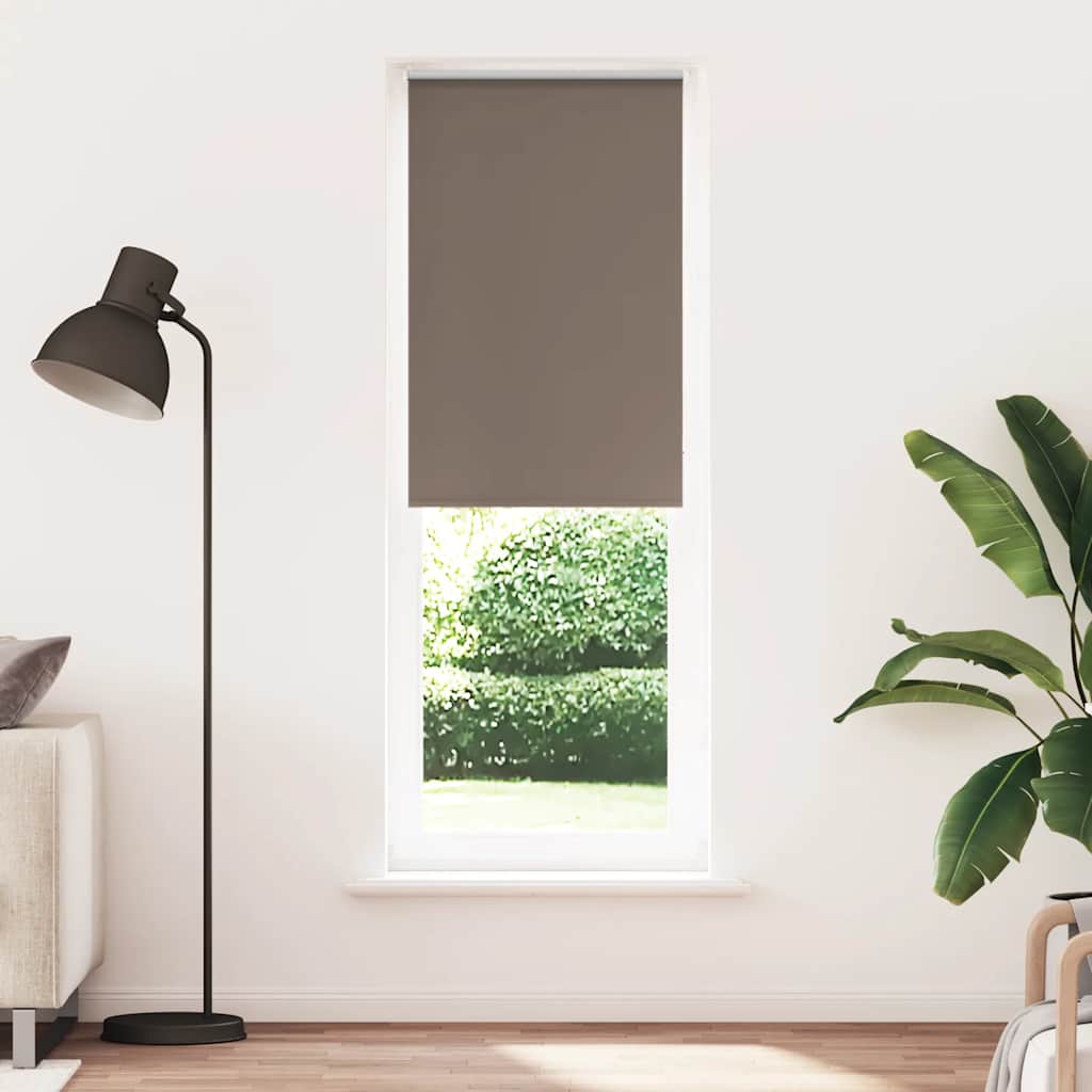 Rolo zavjesa za zamračivanje boje kave 75x230 cm Širina tkanine 70,7 cm Poliester