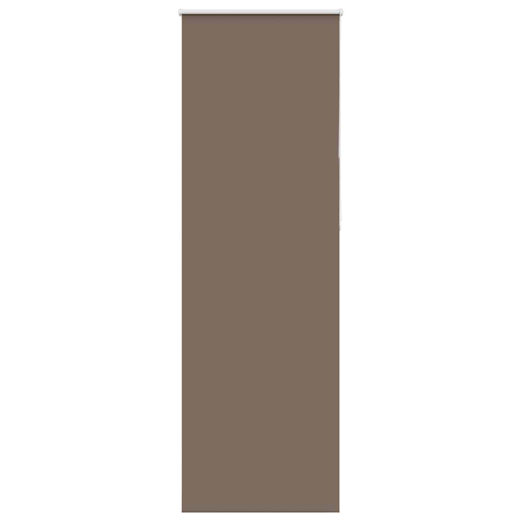 Rolo zavjesa za zamračivanje boje kave 85x230 cm Širina tkanine 80,7 cm Poliester