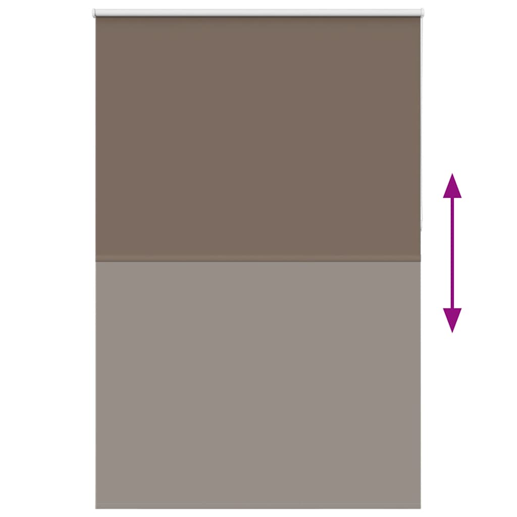 Rolo zavjesa za zamračivanje boje kave 150x230 cm Širina tkanine 146,6 cm Poliester