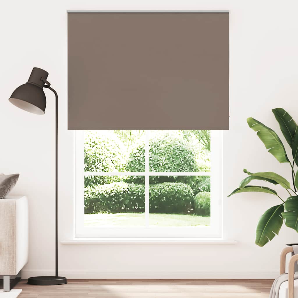Rolo zavjesa za zamračivanje boje kave 150x230 cm Širina tkanine 146,6 cm Poliester