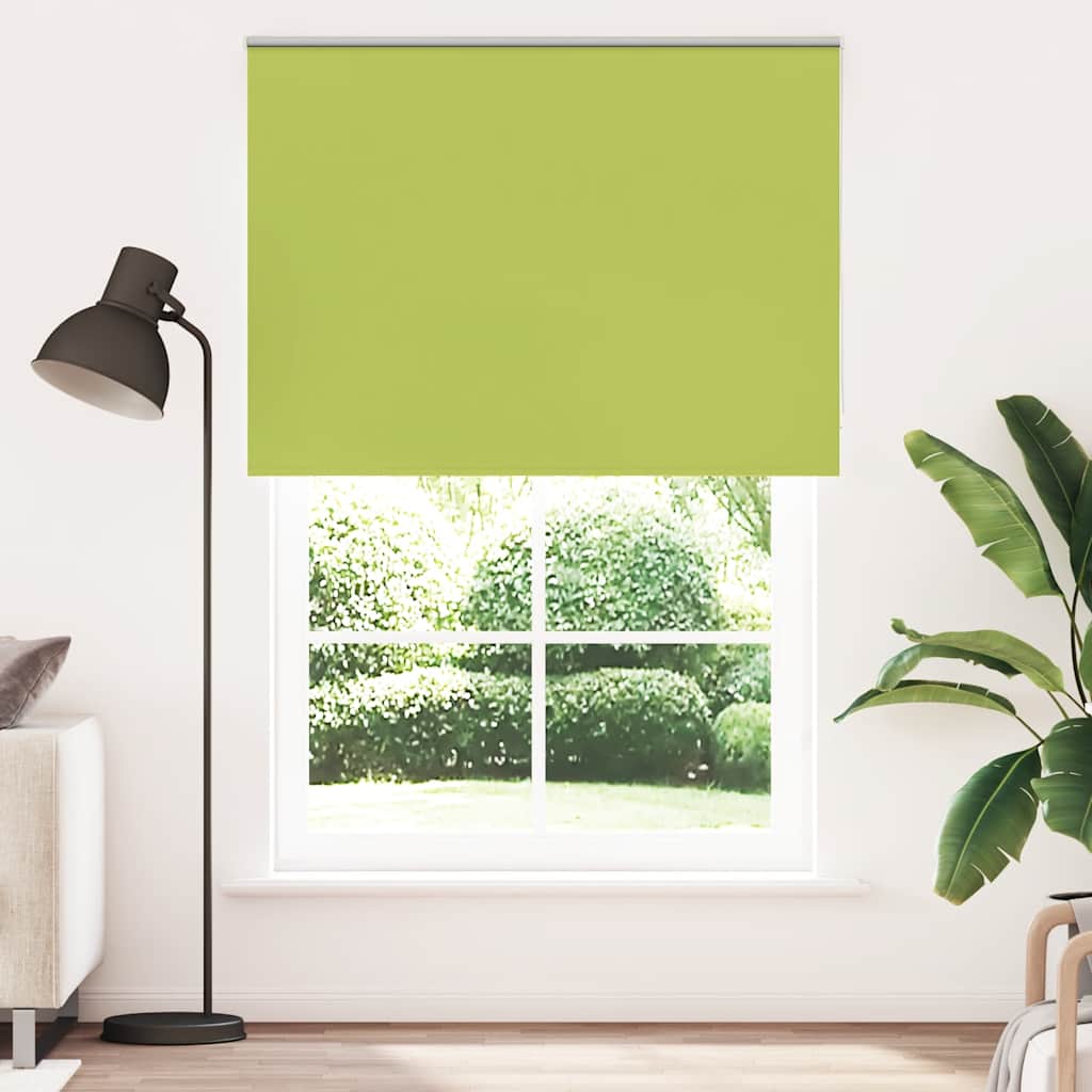 Rolo zavjesa za zamračivanje, zeleno lišće, 150x210 cm, širina tkanine 146,6 cm, poliester