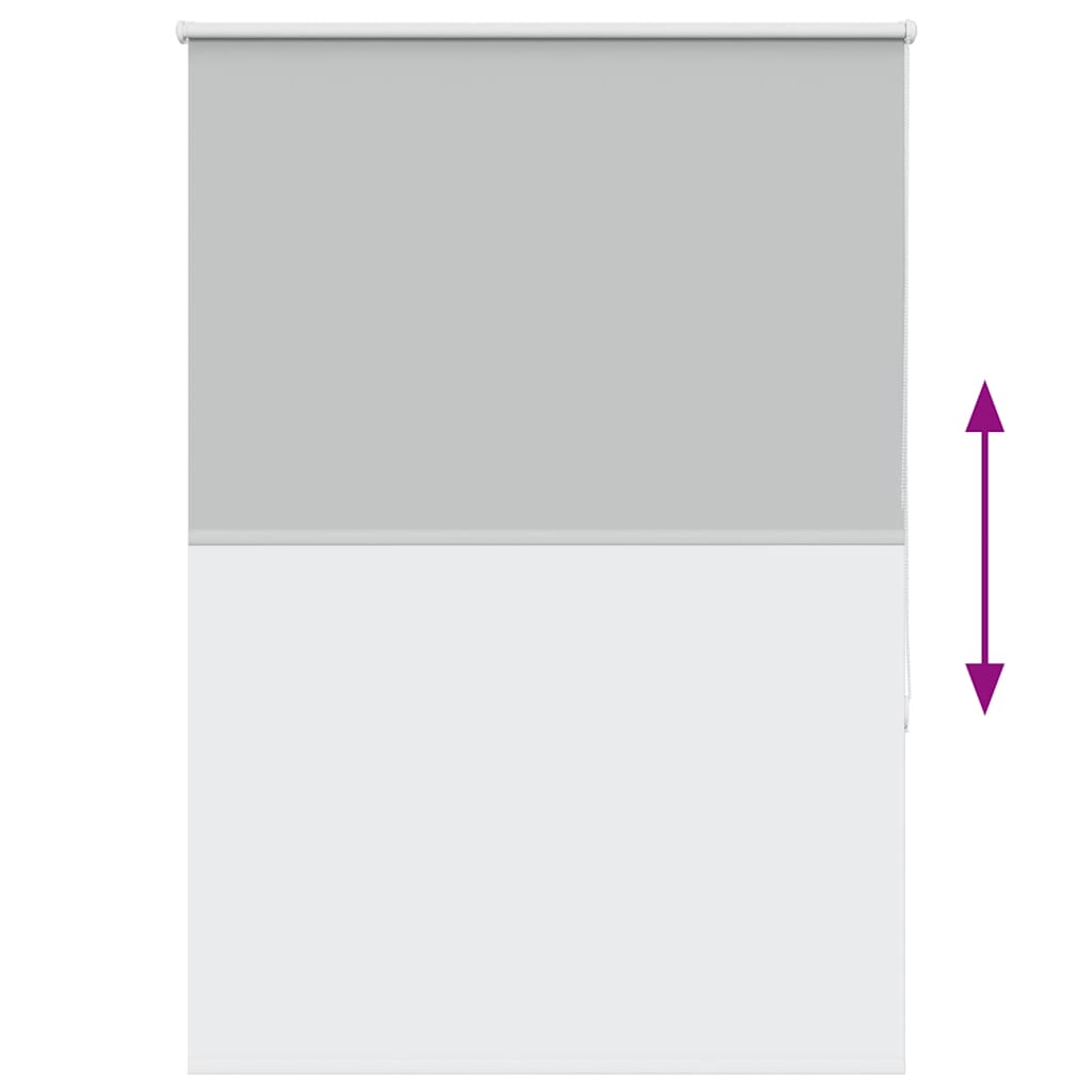 Rolo zavjesa Blackout svijetlo siva 105x130 cm Širina tkanine