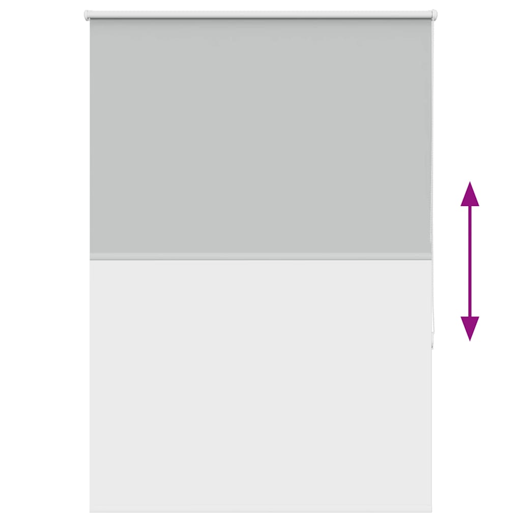 Rolo zavjesa Blackout svijetlo siva 115x130 cm Širina tkanine