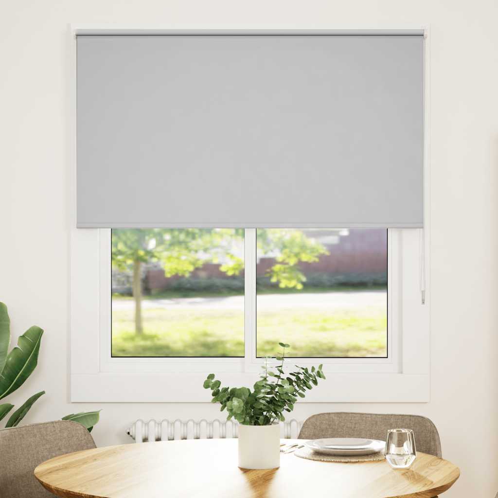 Rolo zavjesa Blackout svijetlo siva 130x150 cm Širina tkanine