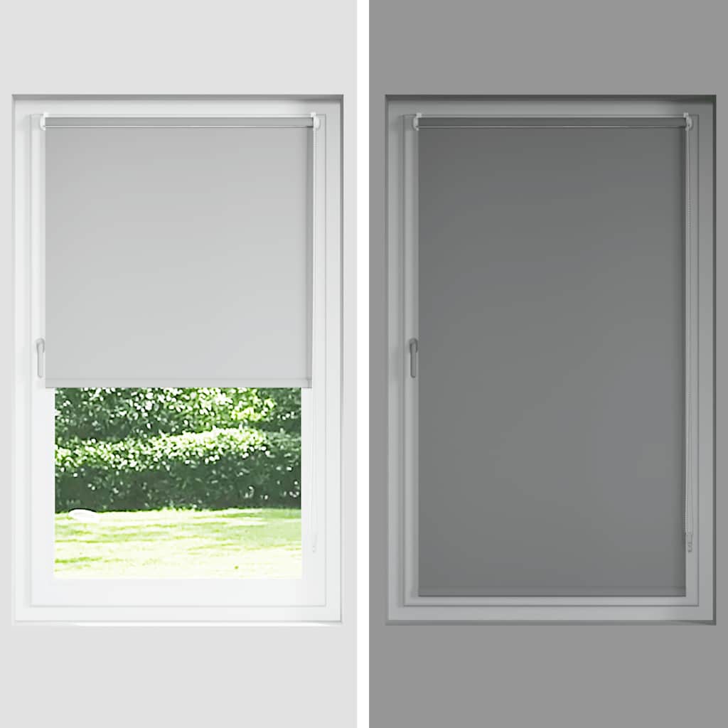 Rolo zavjesa Blackout svijetlo siva 115x230 cm Širina tkanine