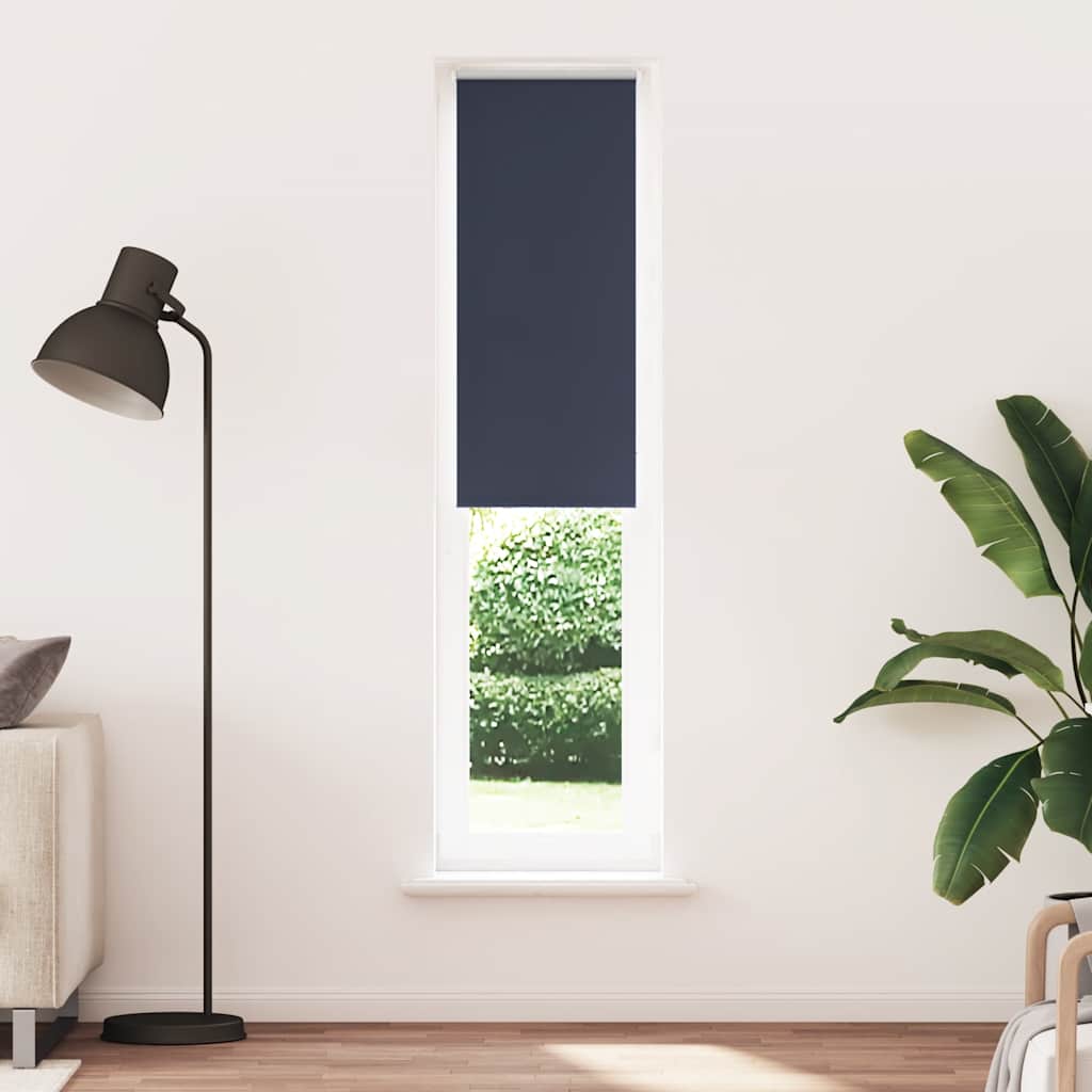 Rolo zavjesa za zamračivanje, mornarska, 40x210 cm, širina tkanine 35,7 cm, poliester