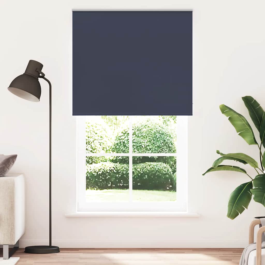 Rolo zavjesa za zamračivanje, mornarska, 135x210 cm, širina tkanine 131,6 cm, poliester