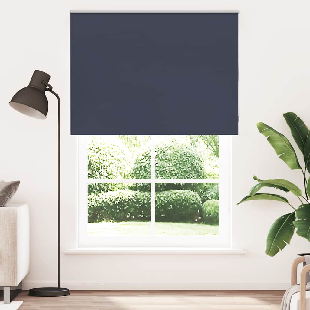 Rolo zavjesa za zamračivanje, mornarska, 150x230 cm, širina tkanine 146,6 cm, poliester