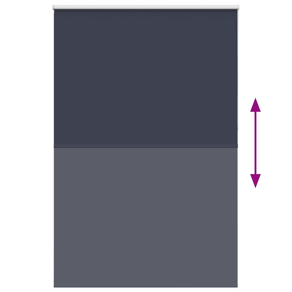 Rolo zavjesa za zamračivanje, mornarska, 150x230 cm, širina tkanine 146,6 cm, poliester