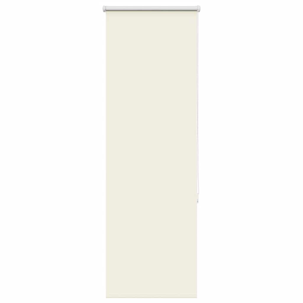 Rolo zavjesa za zamračivanje prljavo bijela 45x130 cm Širina tkanine 40,7 cm Poliester