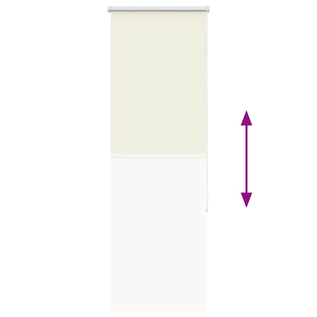 Rolo zavjesa za zamračivanje prljavo bijela 40x175 cm Širina tkanine 35,7 cm Poliester