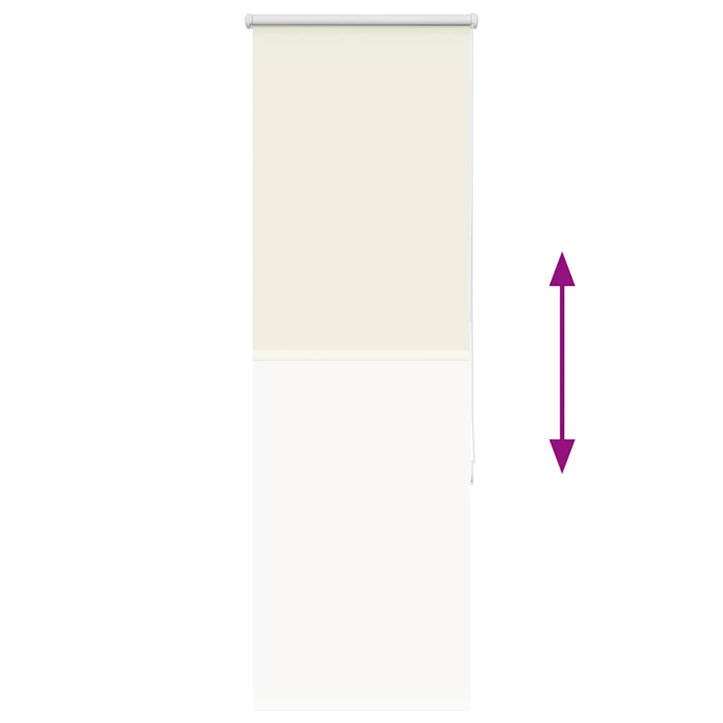 Rolo zavjesa za zamračivanje prljavo bijela 55x175 cm Širina tkanine 50,7 cm Poliester