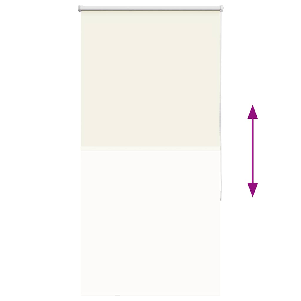 Rolo zavjesa za zamračivanje prljavo bijela 65x175 cm Širina tkanine 60,7 cm Poliester