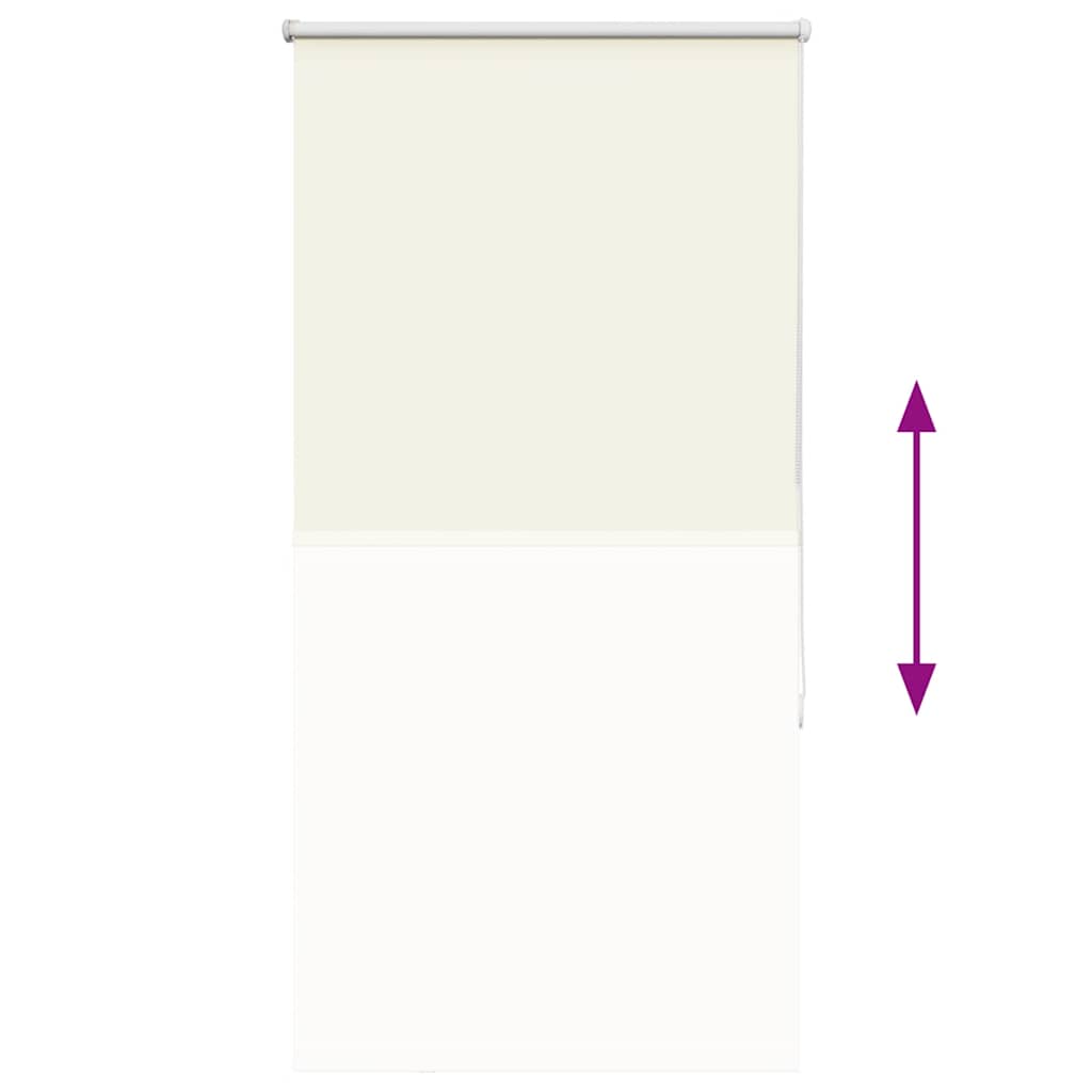 Rolo zavjesa za zamračivanje prljavo bijela 75x175 cm Širina tkanine 70,7 cm Poliester