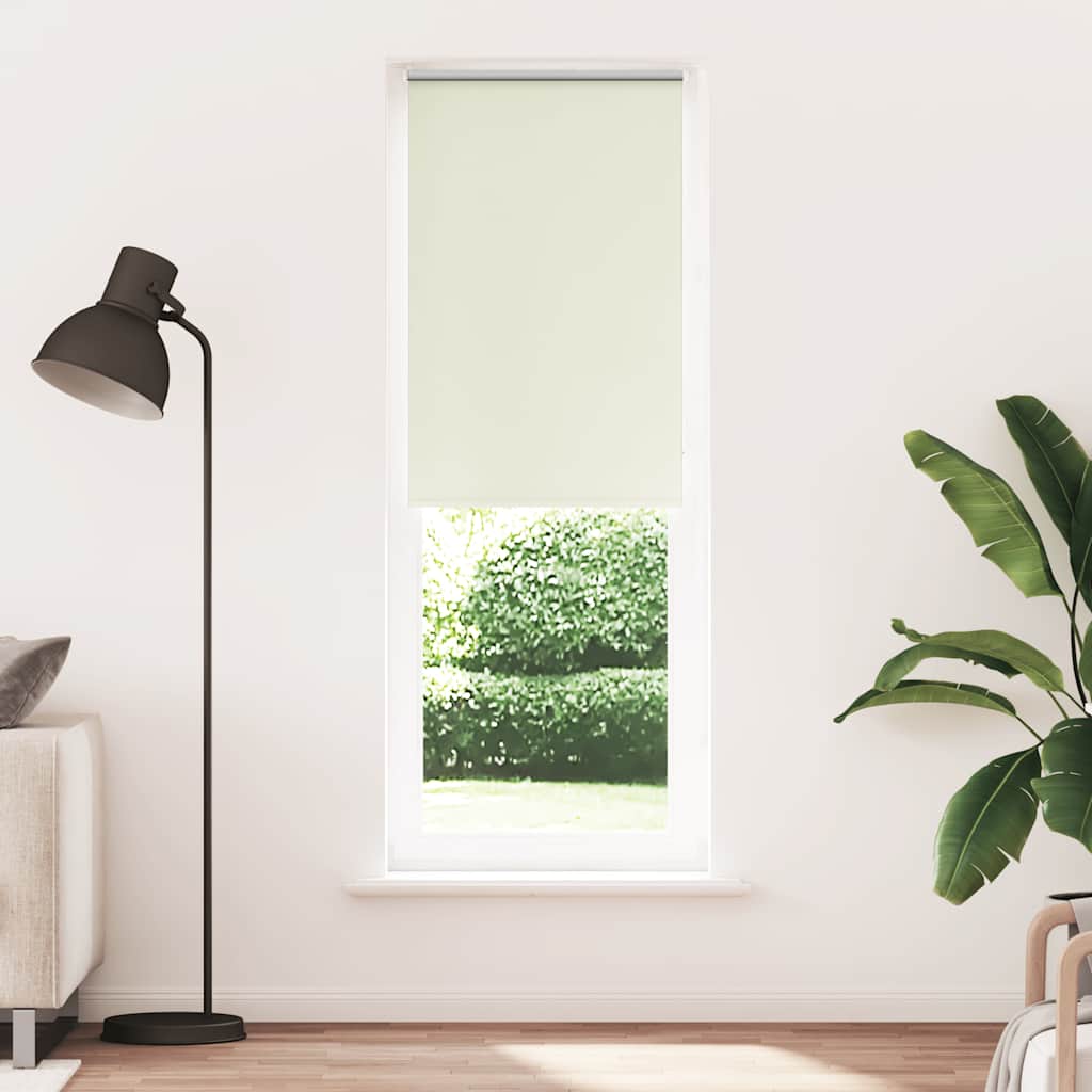 Rolo zavjesa za zamračivanje prljavo bijela 65x230 cm Širina tkanine 60,7 cm Poliester