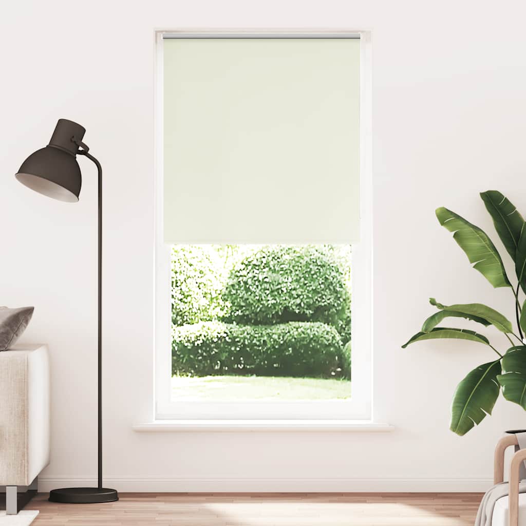 Rolo zavjesa za zamračivanje prljavo bijela 115x230 cm Širina tkanine 110,7 cm Poliester