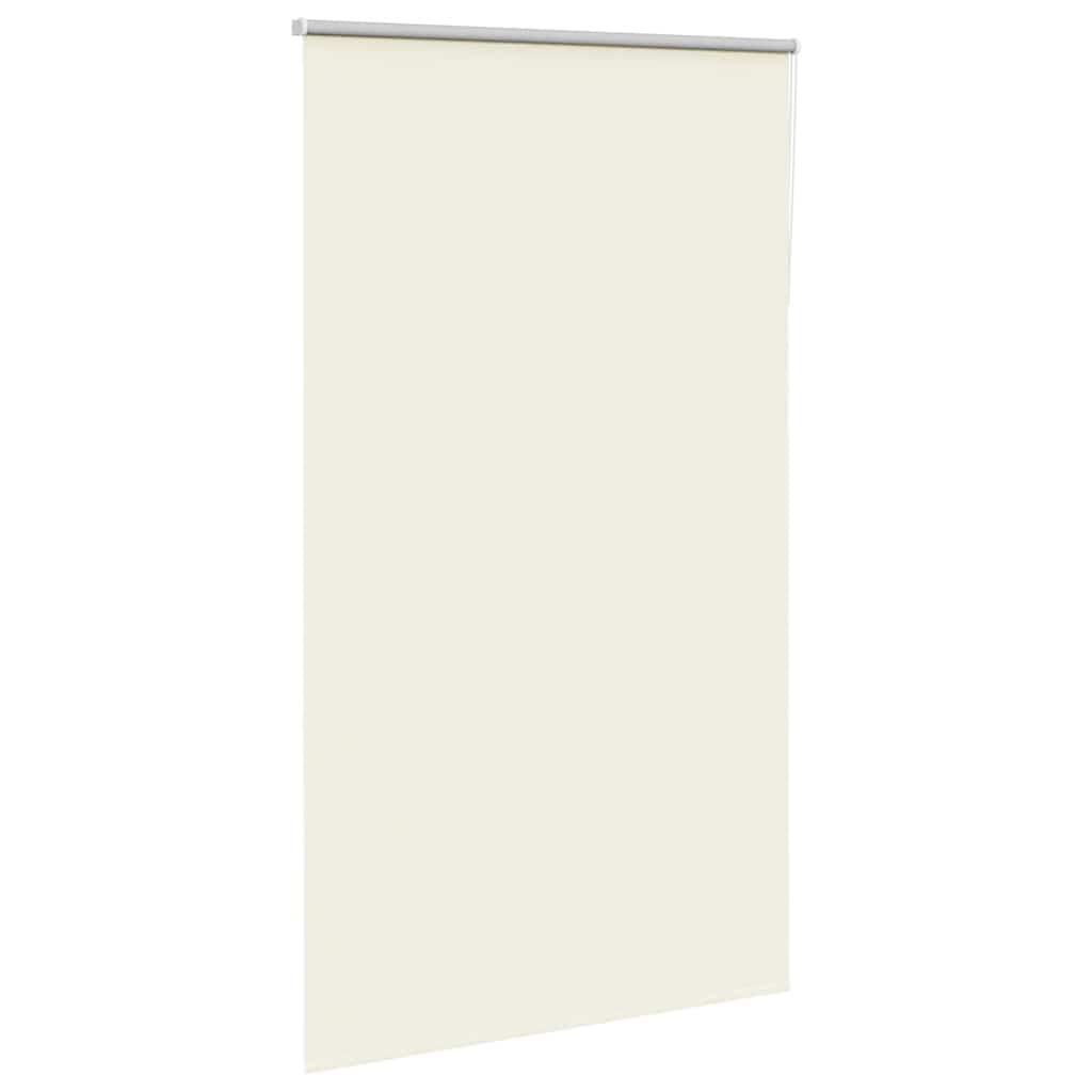 Rolo zavjesa za zamračivanje prljavo bijela 125x230 cm Širina tkanine 121,6 cm Poliester