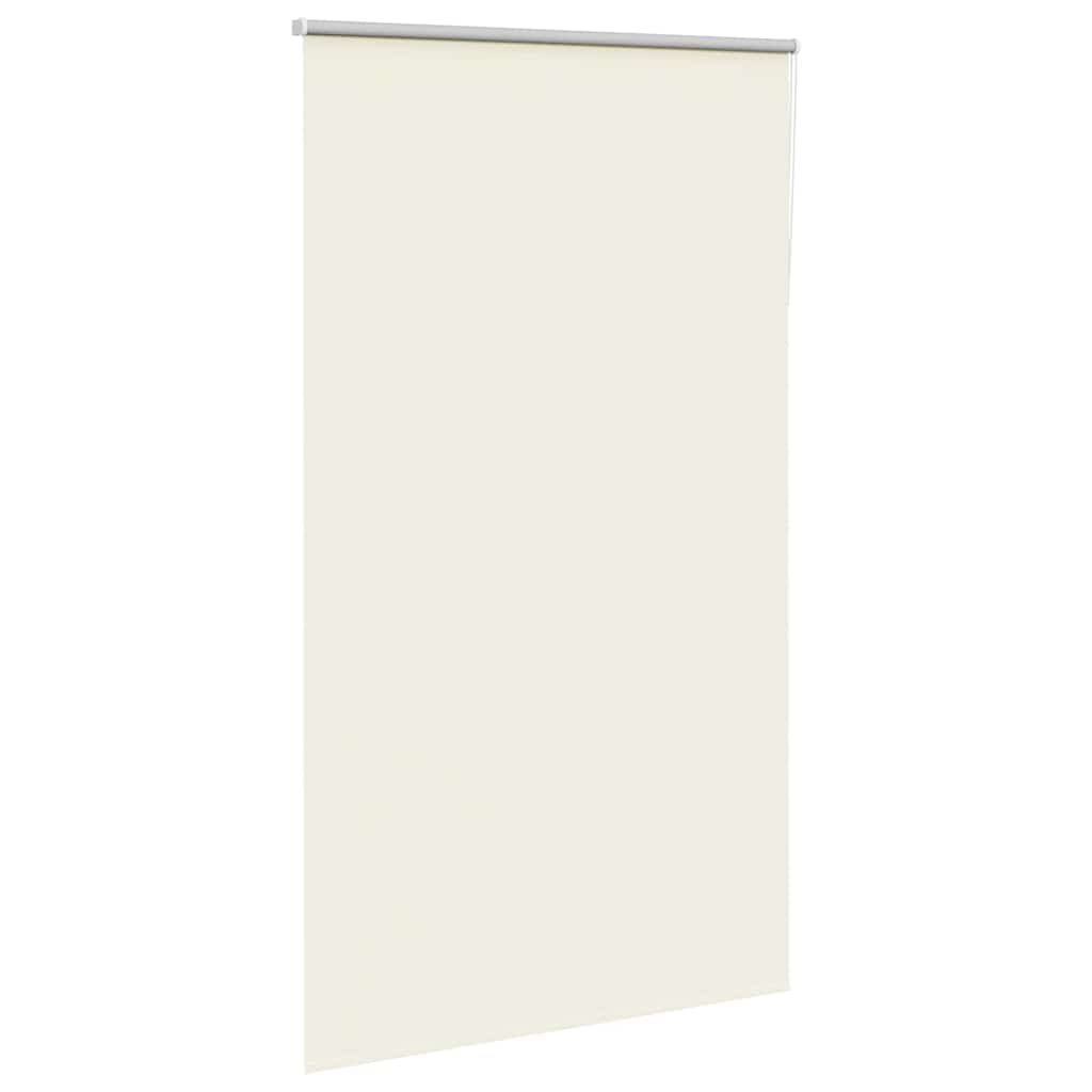 Rolo zavjesa za zamračivanje prljavo bijela 130x230 cm Širina tkanine 126,6 cm Poliester