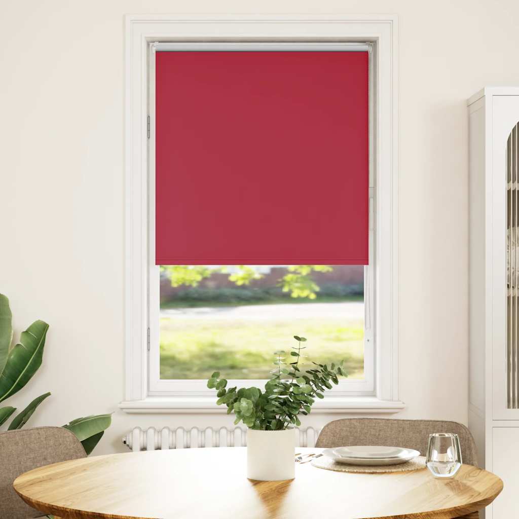 Rolo zavjesa za zamračivanje crvena 65x130 cm Širina tkanine 60,7 cm Poliester
