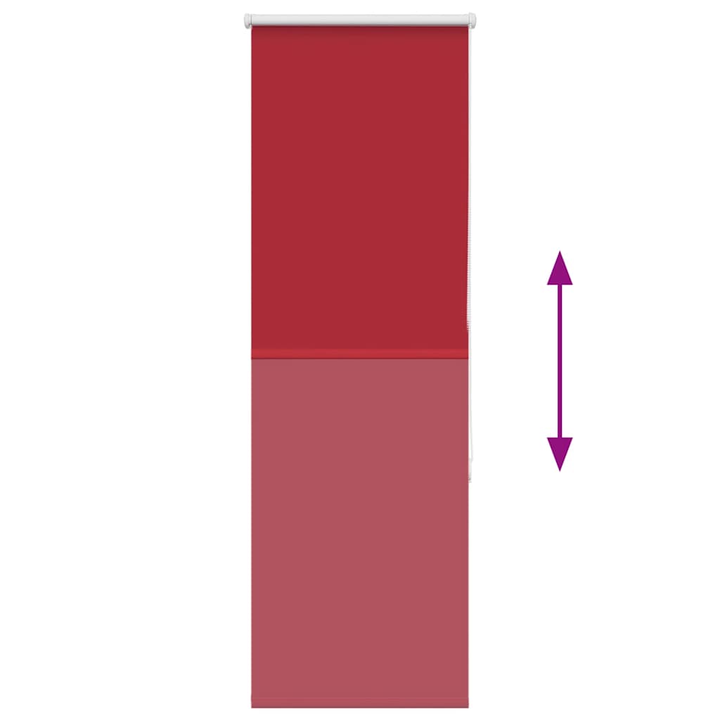 Rolo zavjesa za zamračivanje crvena 40x150 cm Širina tkanine 35,7 cm Poliester
