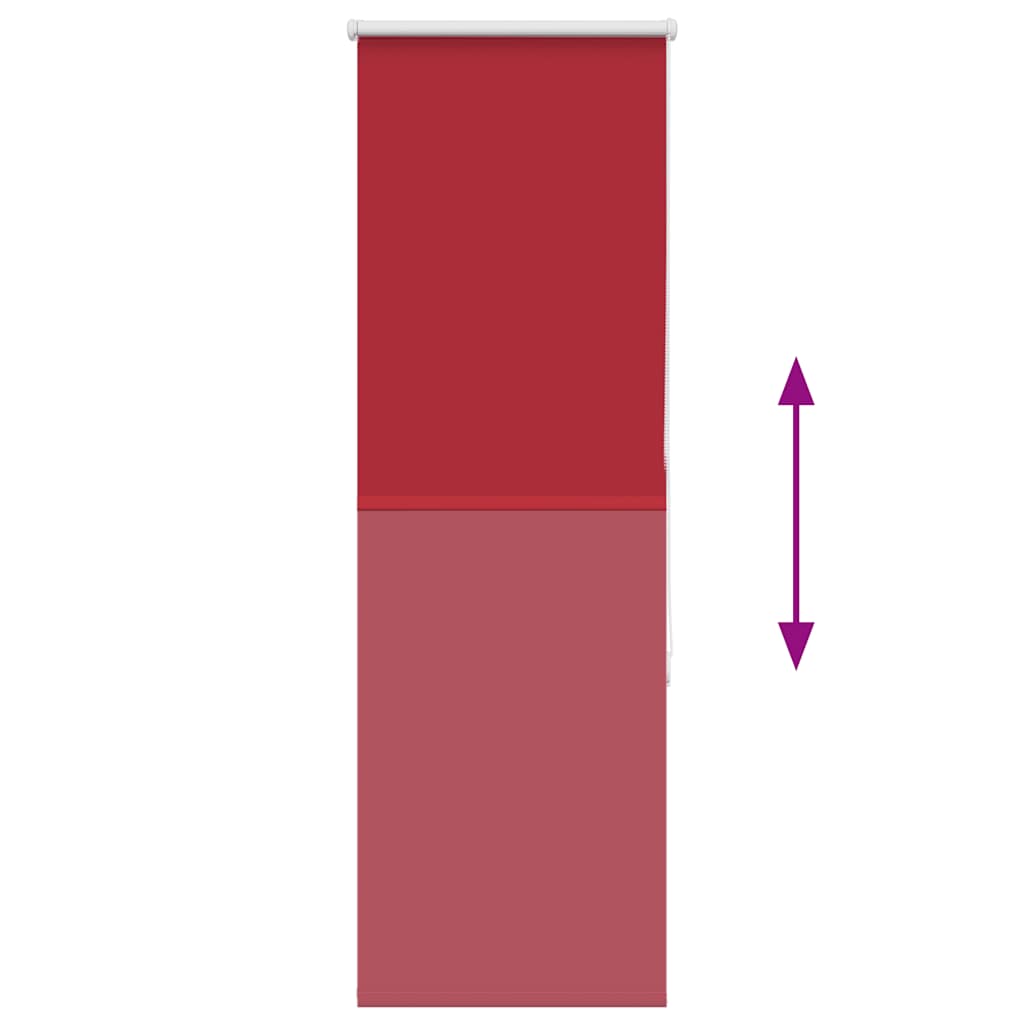 Rolo zavjesa za zamračivanje crvena 55x150 cm širina tkanine 50,7 cm poliester