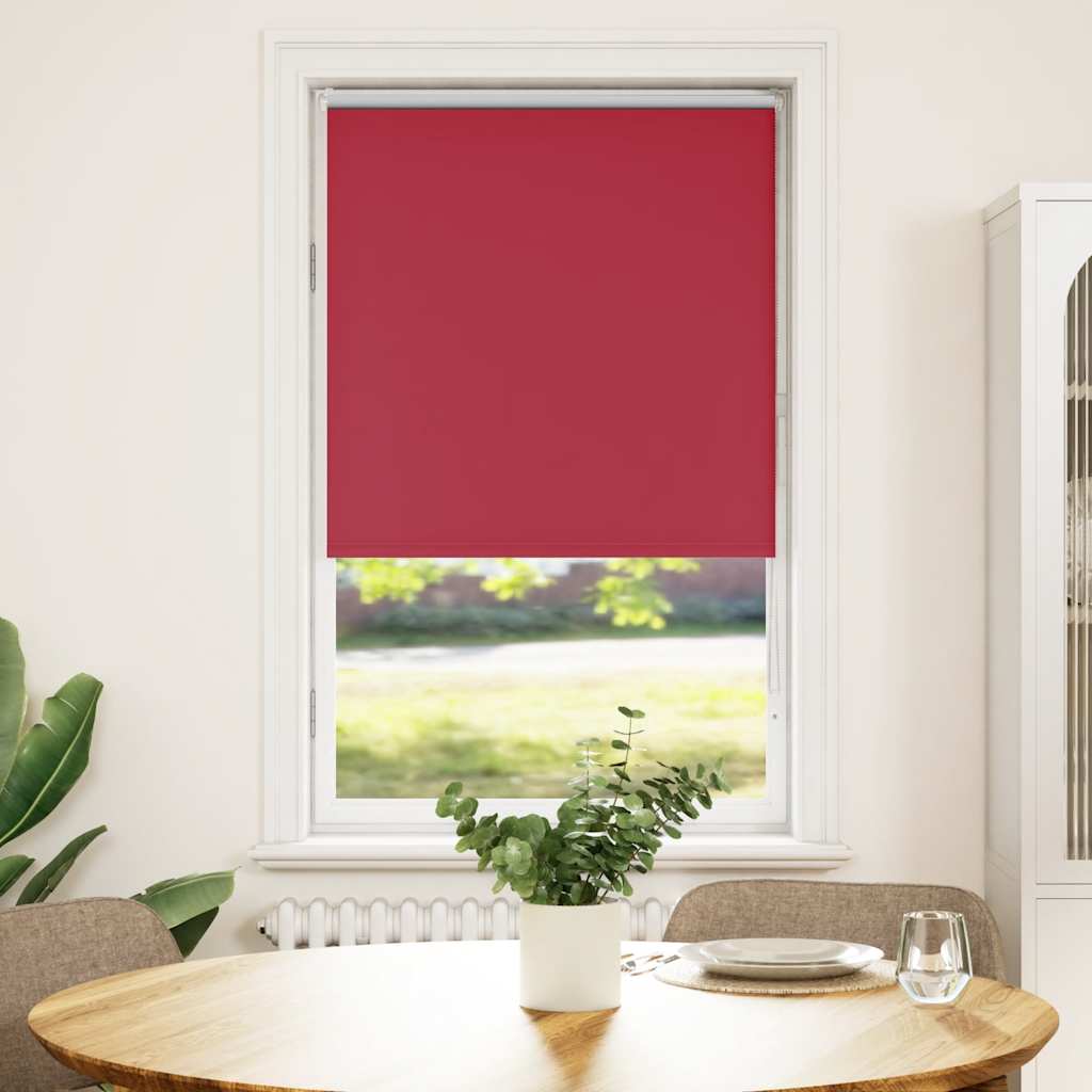 Rolo zavjesa za zamračivanje crvena 65x150 cm Širina tkanine 60,7 cm Poliester