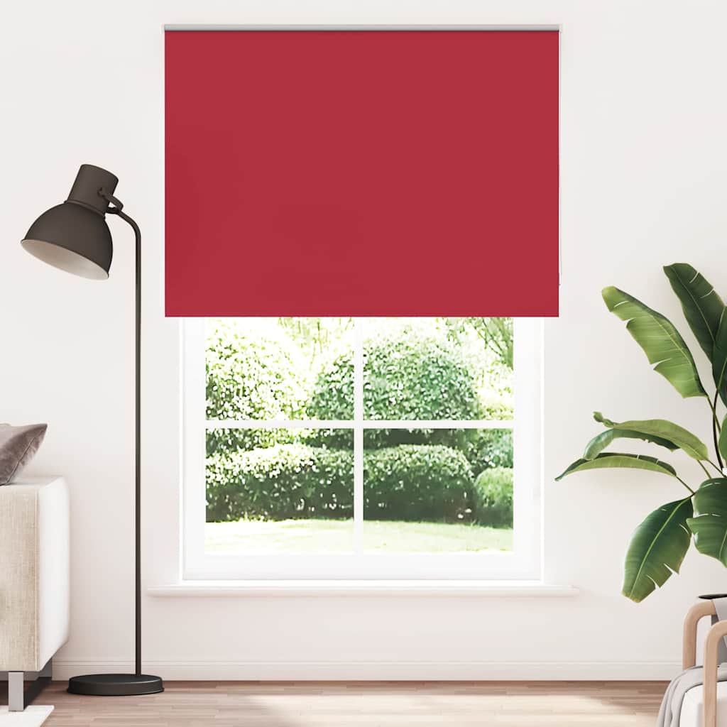Rolo zavjesa za zamračivanje crvena 145x210 cm Širina tkanine 141,6 cm Poliester