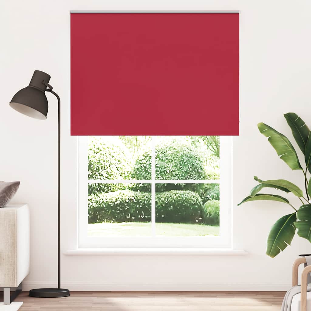 Rolo zavjesa za zamračivanje crvena 155x210 cm Širina tkanine 151,6 cm Poliester