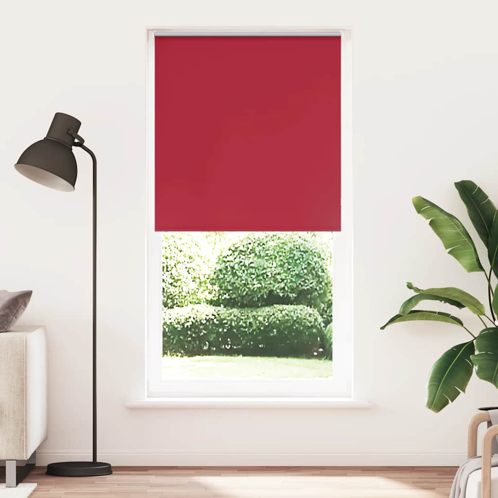 Rolo zavjesa za zamračivanje crvena 115x230 cm Širina tkanine 110,7 cm Poliester
