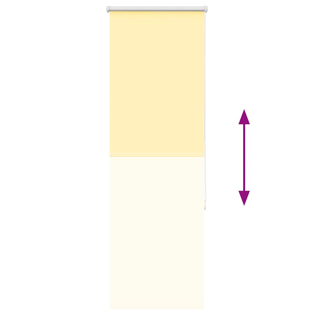 Rolo zavjesa za zamračivanje žuta 40x130 cm širina tkanine 35,7 cm poliester