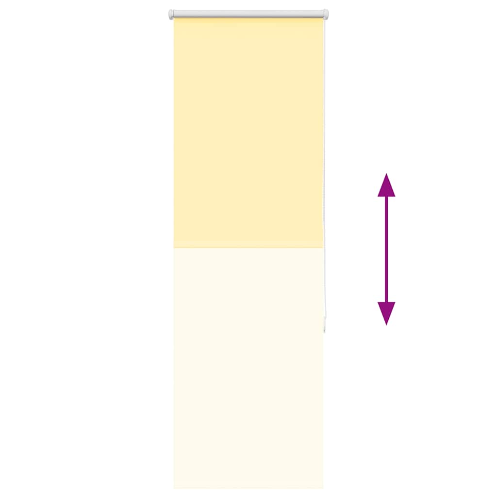 Rolo zavjesa za zamračivanje žuta 40x150 cm širina tkanine 35,7 cm poliester