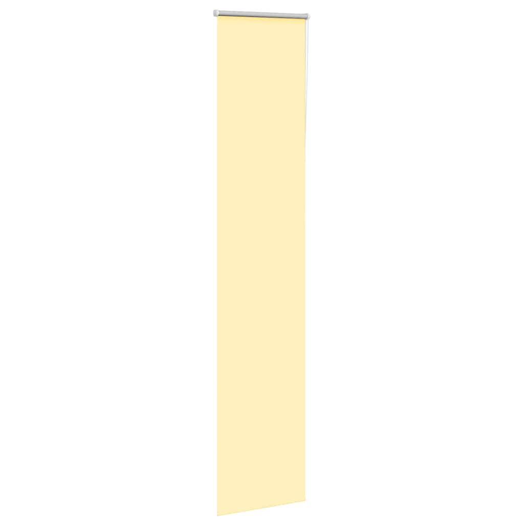 Rolo zavjesa za zamračivanje žuta 40x230 cm širina tkanine 35,7 cm poliester