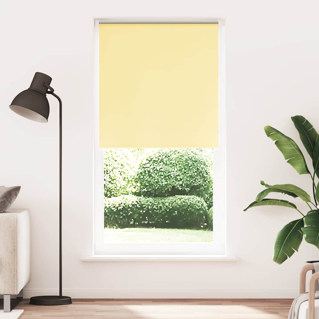 Rolo zavjesa za zamračivanje žuta 110x230 cm širina tkanine 105,7 cm poliester