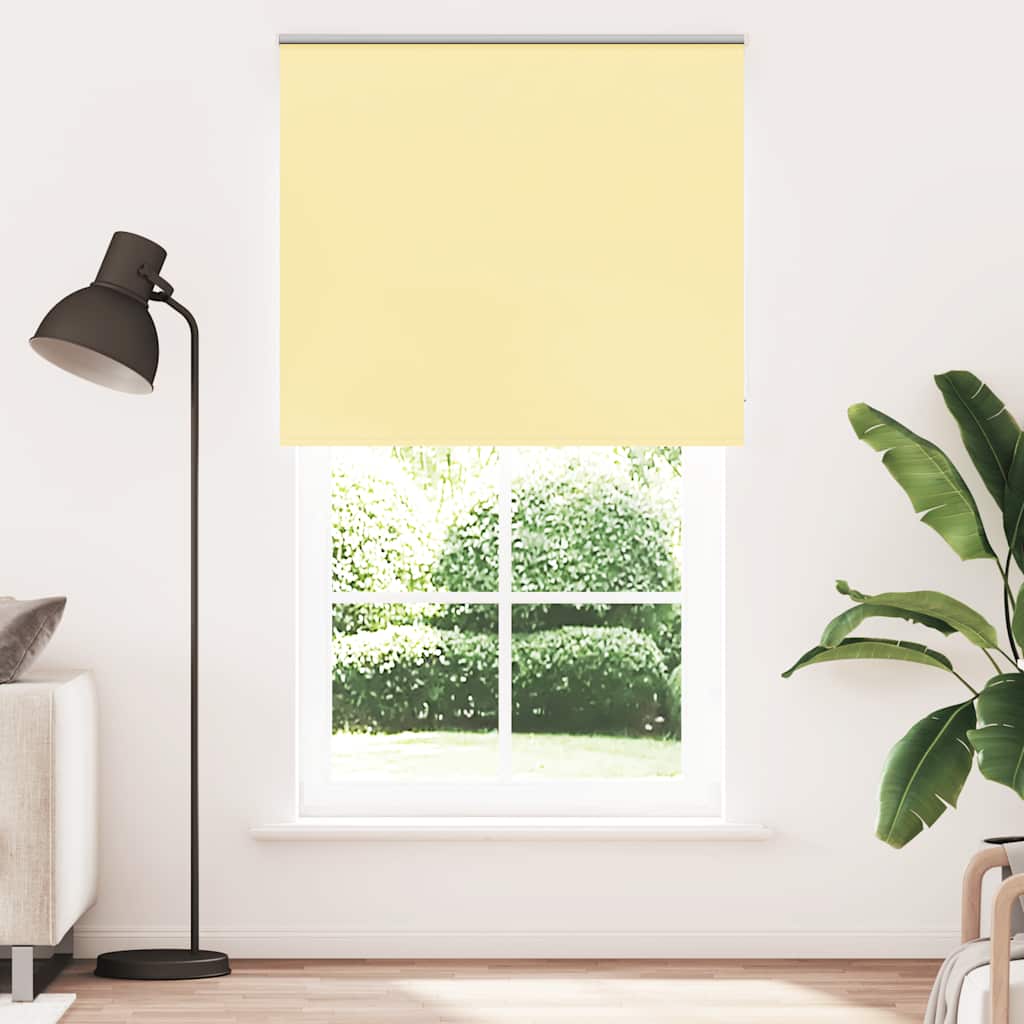 Rolo zavjesa za zamračivanje žuta 125x230 cm širina tkanine 121,6 cm poliester