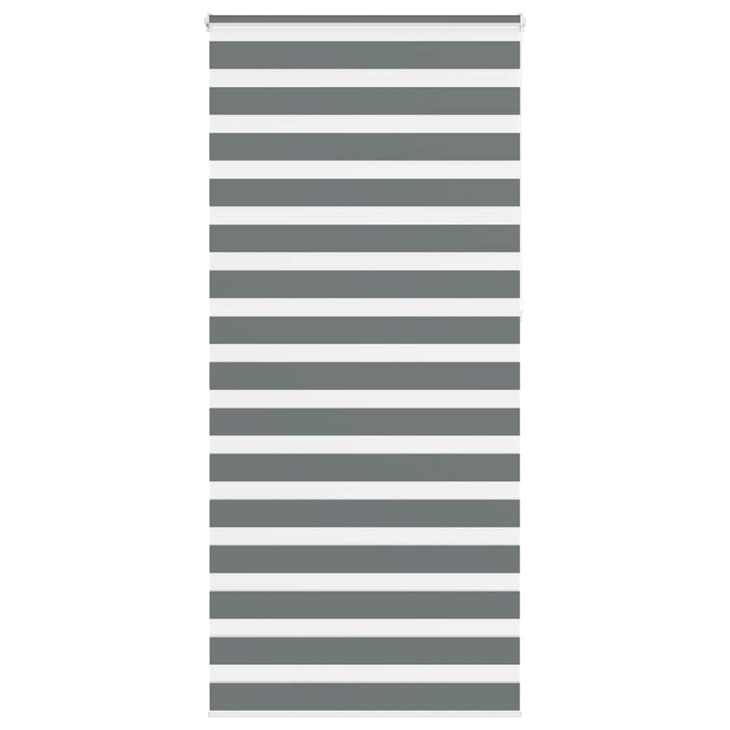 Zebra zavjesa tamno siva 115x230 cm Širina tkanine 110,9 cm Poliester