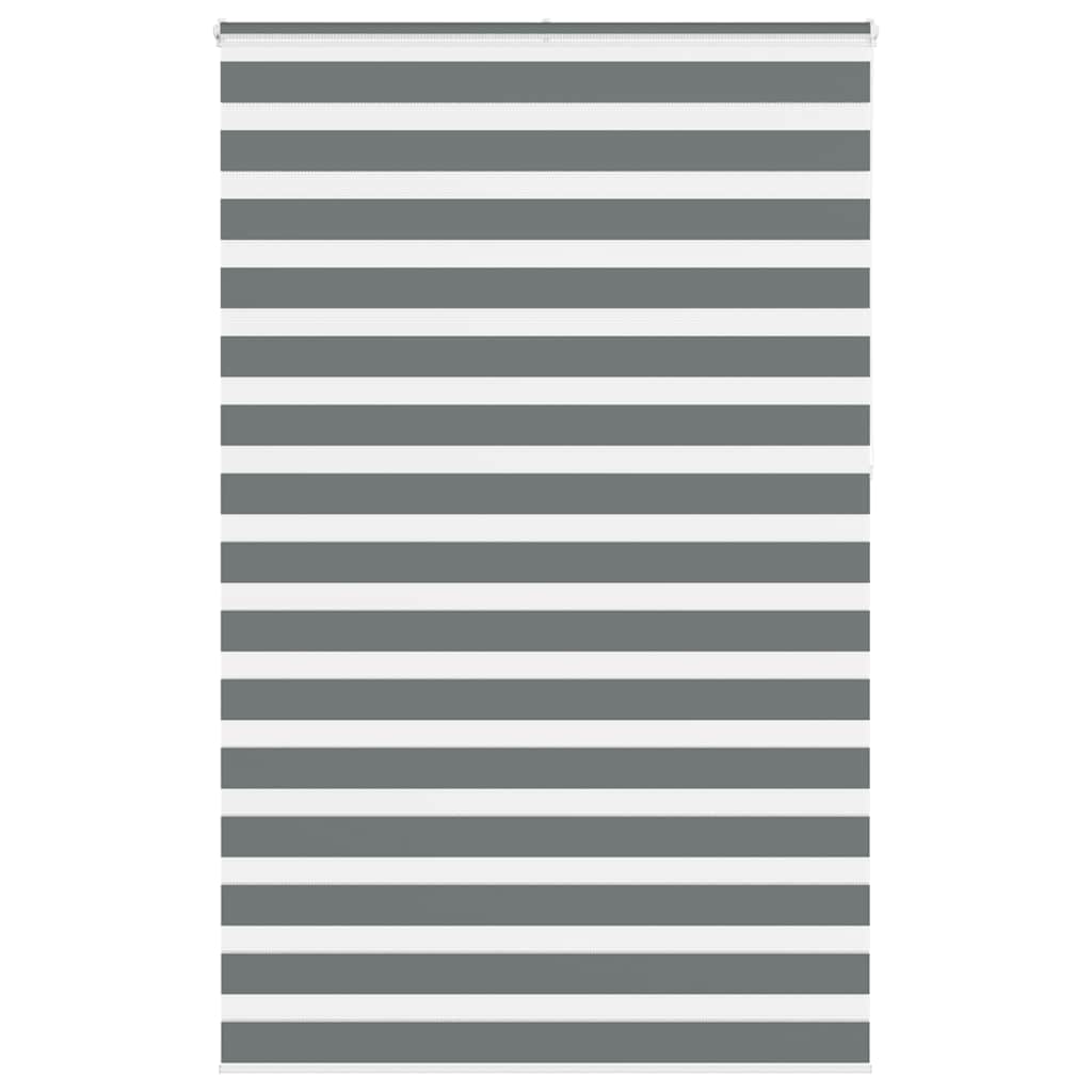 Zebra zavjesa tamno siva 145x230 cm Širina tkanine 140,9 cm Poliester