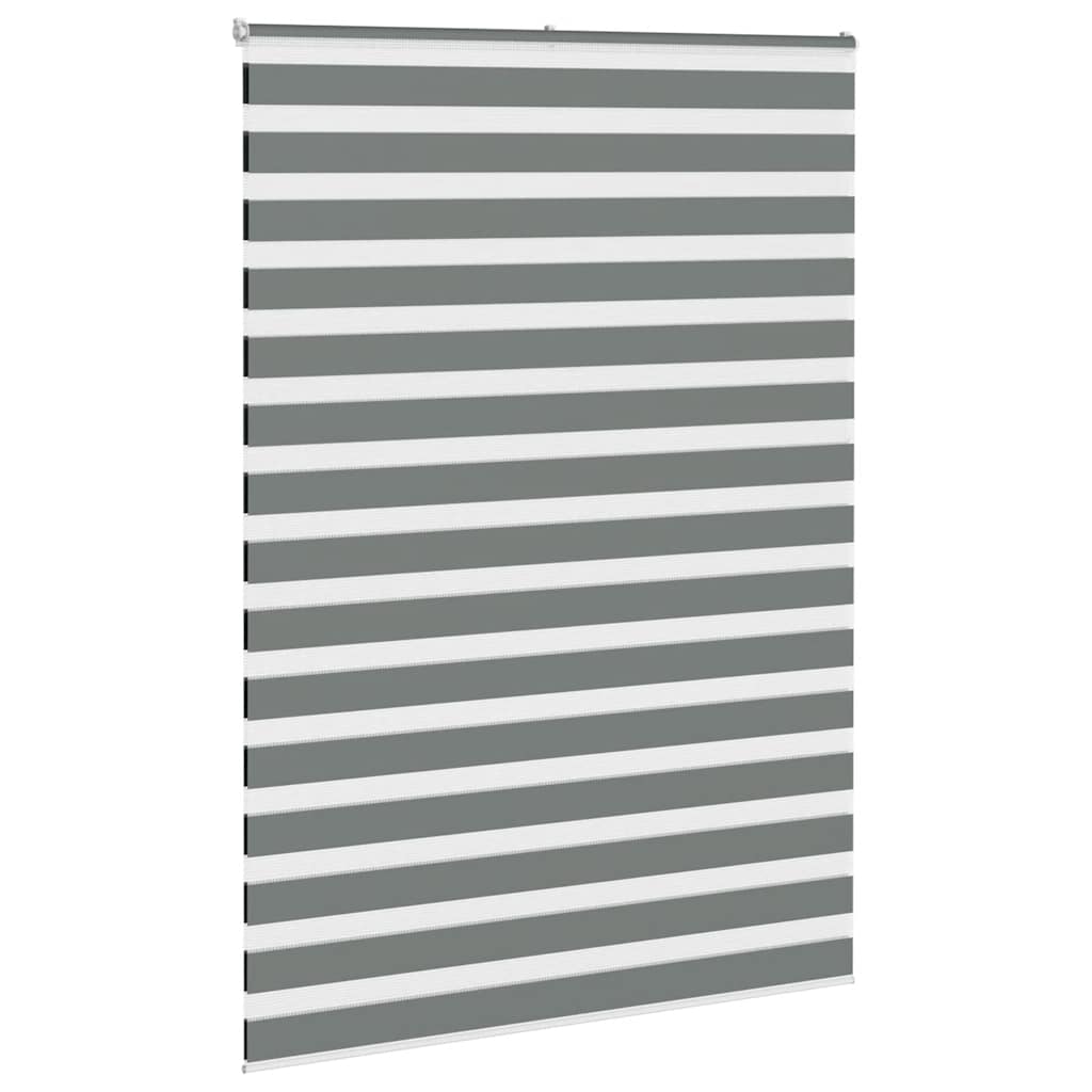 Zebra zavjesa tamno siva 155x230 cm Širina tkanine 150,9 cm Poliester