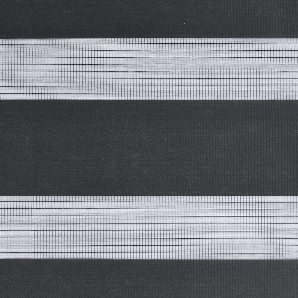 Zebra zavjesa Crna 115x230 cm Širina tkanine 110,9 cm Poliester