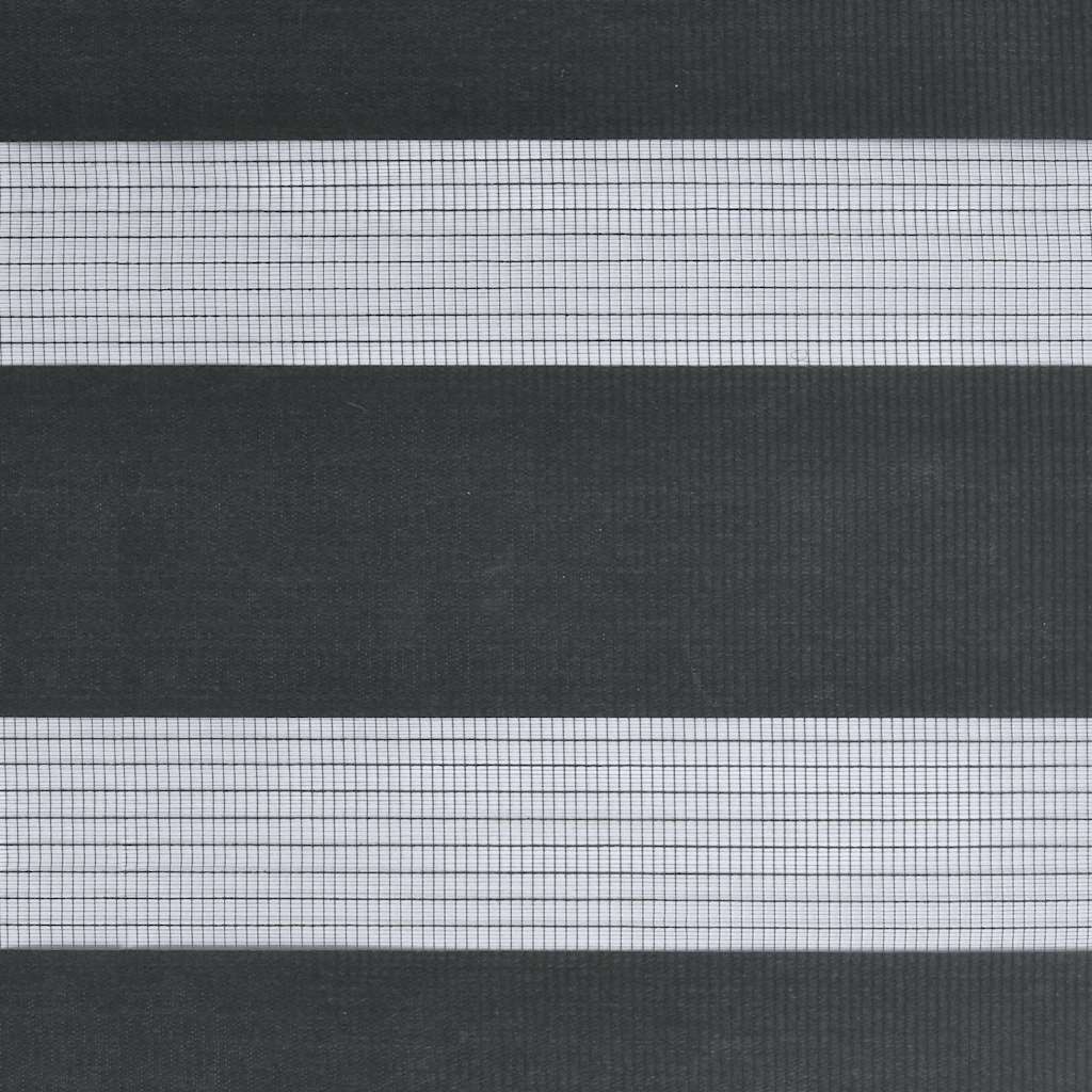 Zebra zavjesa Crna 155x230 cm Širina tkanine 150,9 cm Poliester