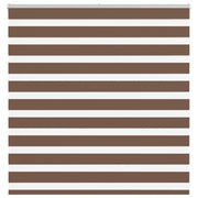Zebra zavjesa Smeđa 150x100 cm Širina tkanine 145,9 cm Poliester