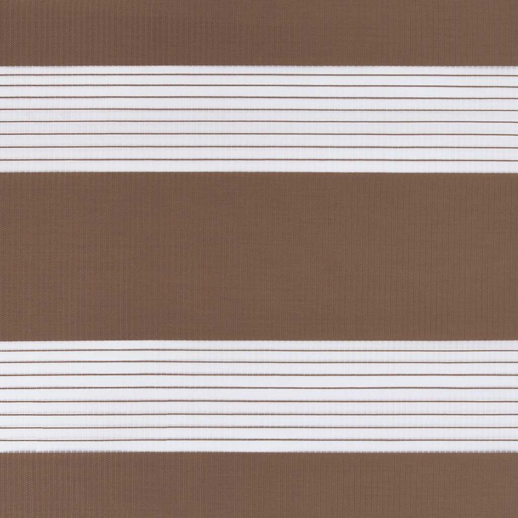 Zebra zavjesa Smeđa 65x230 cm Širina tkanine 60,9 cm Poliester