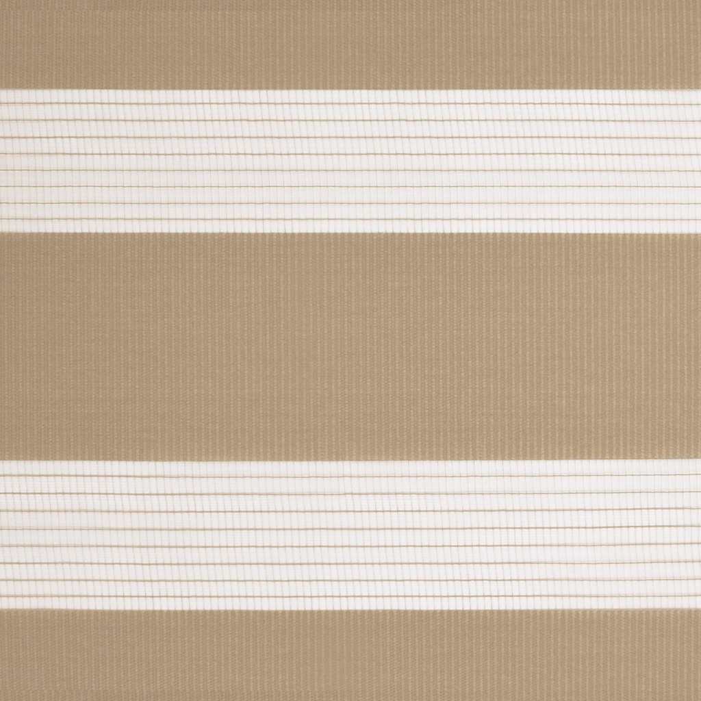 Zebra zavjesa Pješčano smeđa 165x100 cm Širina tkanine 160,9 cm Poliester