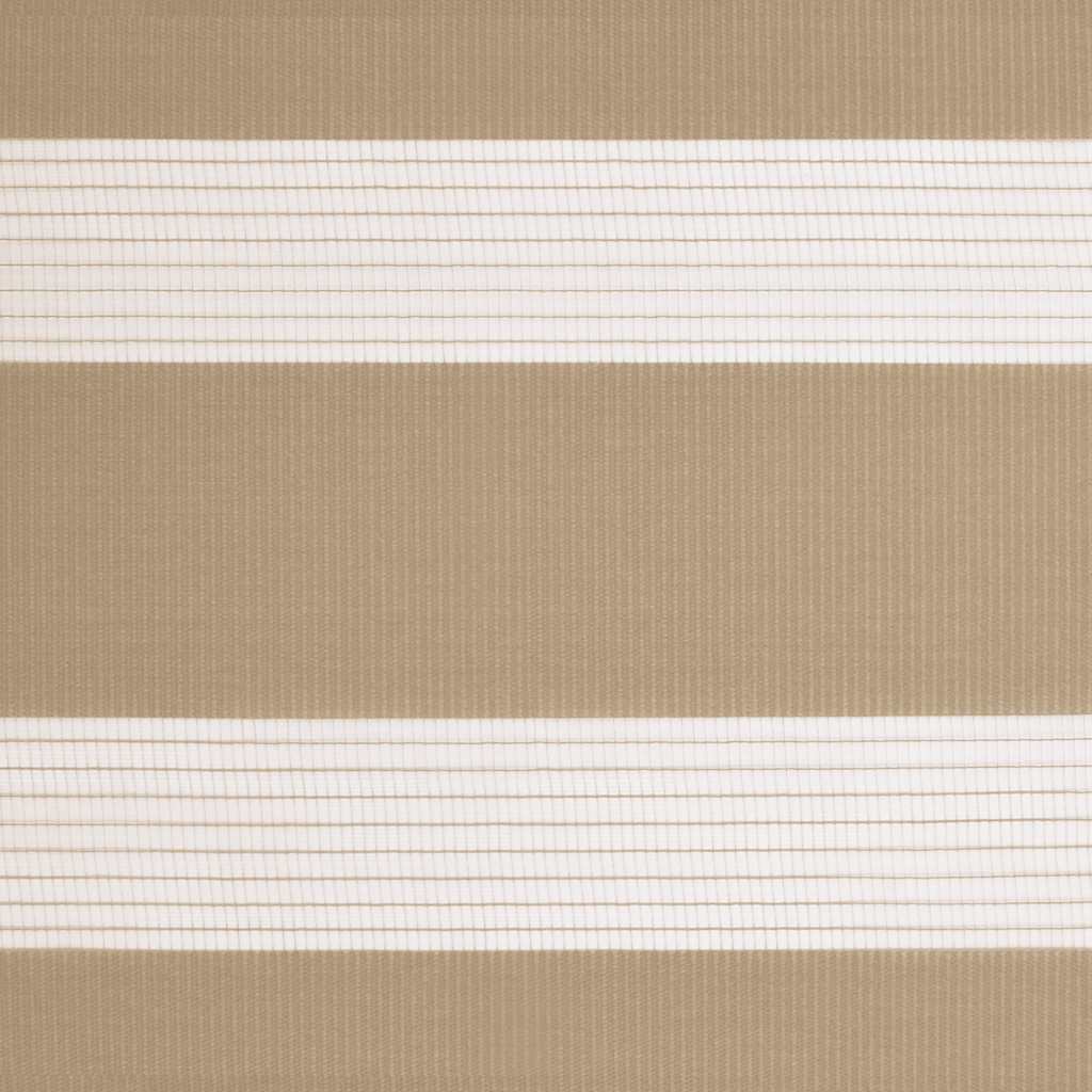 Zebra zavjesa Pješčano smeđa 45x150 cm Širina tkanine 40,9 cm Poliester