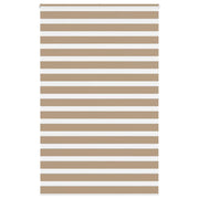 Zebra zavjesa Pješčano smeđa 140x200 cm Širina tkanine 135,9 cm Poliester